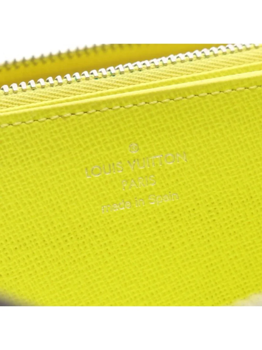 Louis Vuitton Round Wallet Zippy Jaune Leather